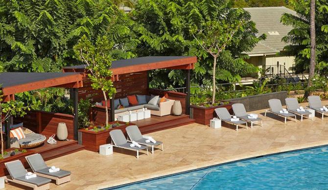 View of Hotel Wailea Relias & Chateaux, Wailea (Maui), Hawaii CME CLE CE destination.