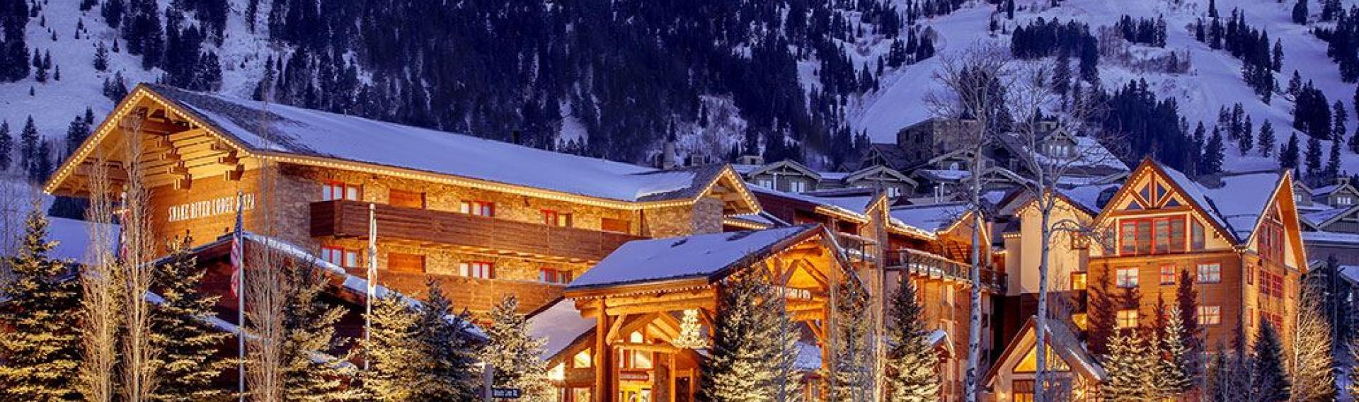 View of Snake River Lodge, Jackson Hole Wyoming CME CLE CE destination