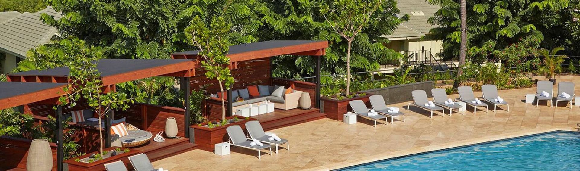 View of Hotel Wailea Relias & Chateaux, Wailea (Maui), Hawaii CME CLE CE destination.