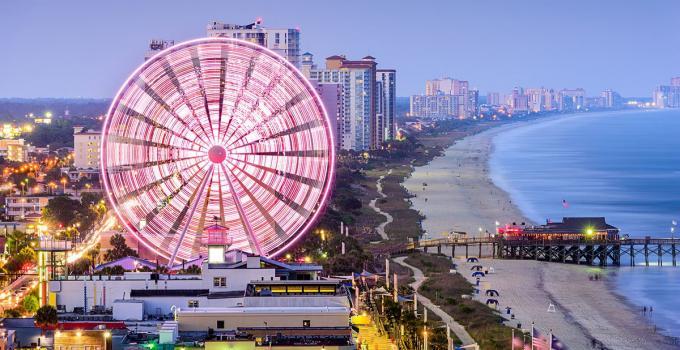 View of the Hilton Myrtle Beach Resort, Myrtle Beach, South Carolina CME CLE CE destination. 